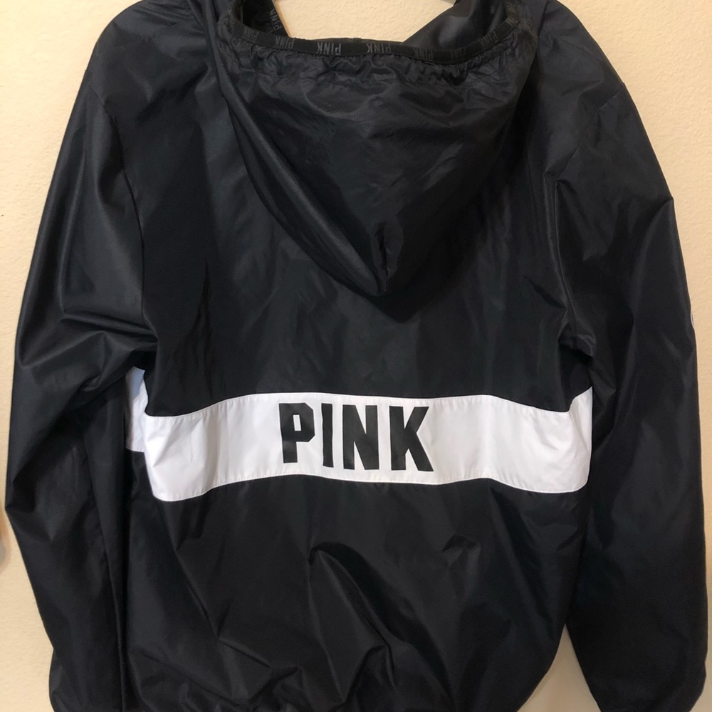 black “pink” windbreaker